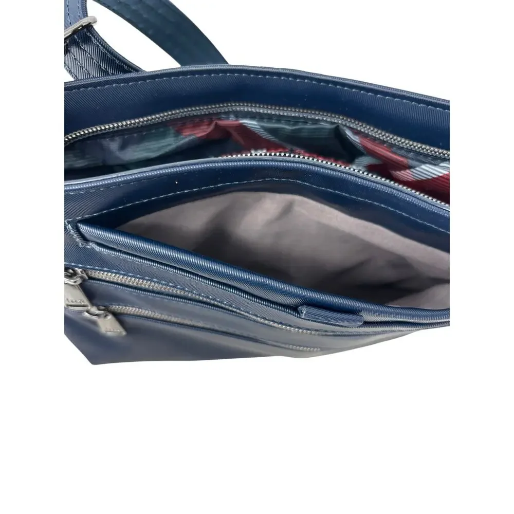 Lug Waltz Satin Luxe VL Crossbody Bag Navy Blue